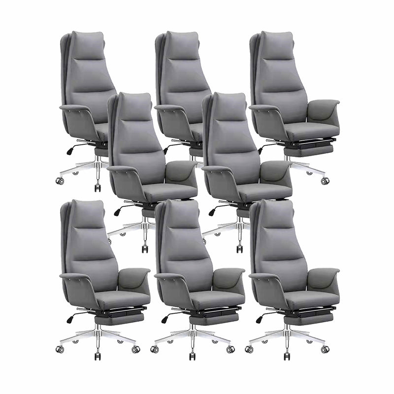 Modern Executive Chair Adjustable Back Height Office Chair with Wheels