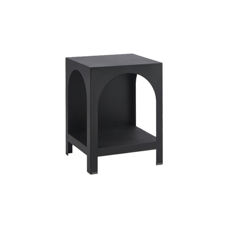 Metal Contemporary Bookcase Standard Closed Back Bookshelf with Shelves