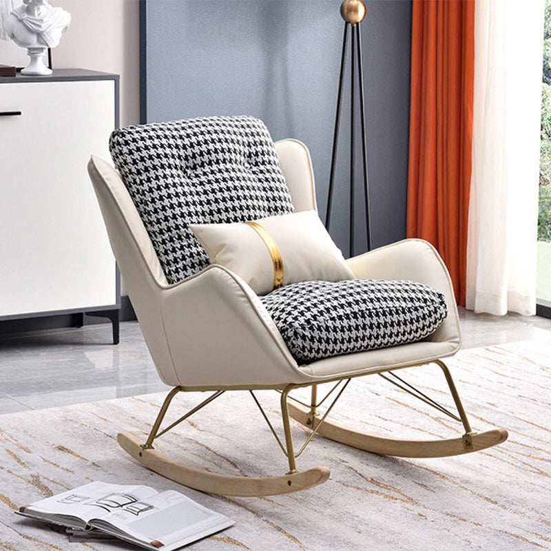 Nordic Simple Style Single Rocking Chair Leisure Home Lazy Chair