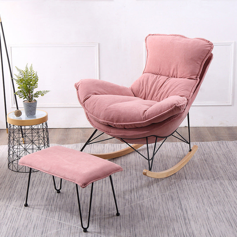 Home Nursery Rocking Chair Modern Simple Style Sofa Rocking Chair