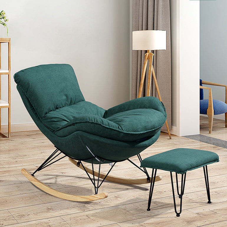 Home Nursery Rocking Chair Modern Simple Style Sofa Rocking Chair