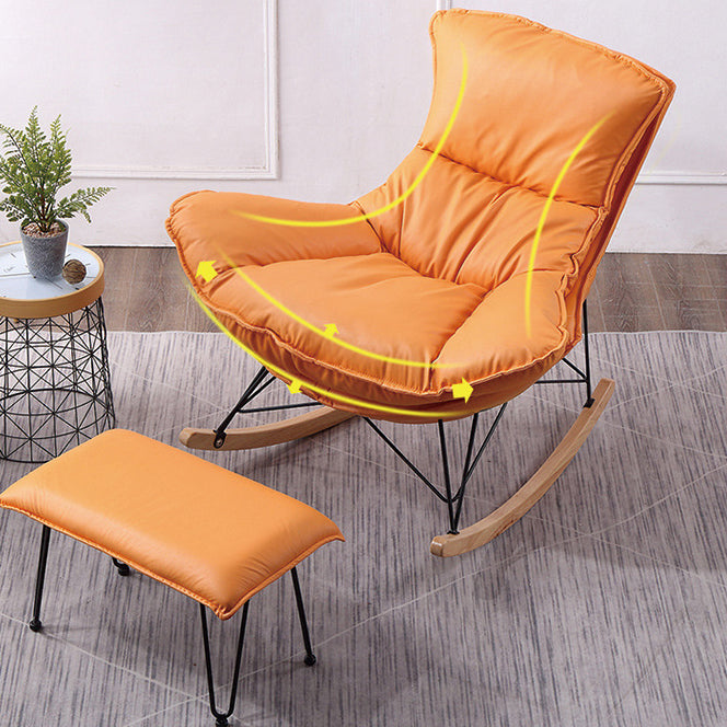 Home Nursery Rocking Chair Modern Simple Style Sofa Rocking Chair