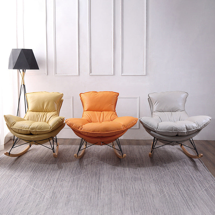 Home Nursery Rocking Chair Modern Simple Style Sofa Rocking Chair