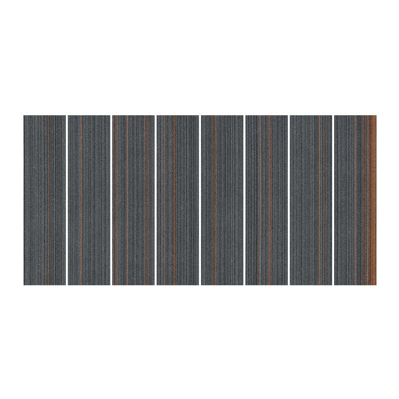 Carpet Tile Non-Skid Fade Resistant Gradient Loose Lay Carpet Tiles Living Room