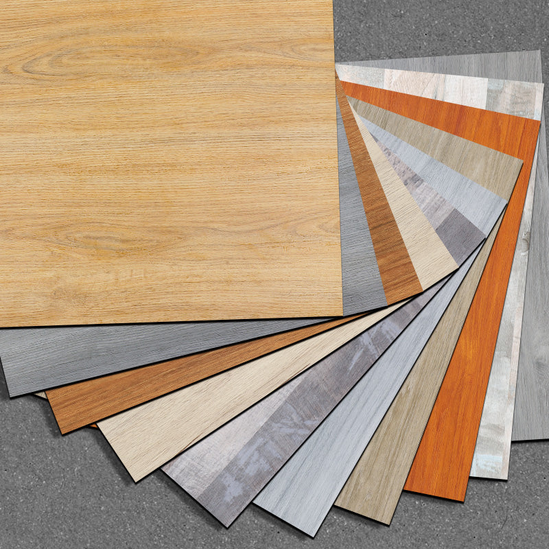 Modern PVC Flooring Peel and Stick Wood Look Embossed Vinyl Floor Planks