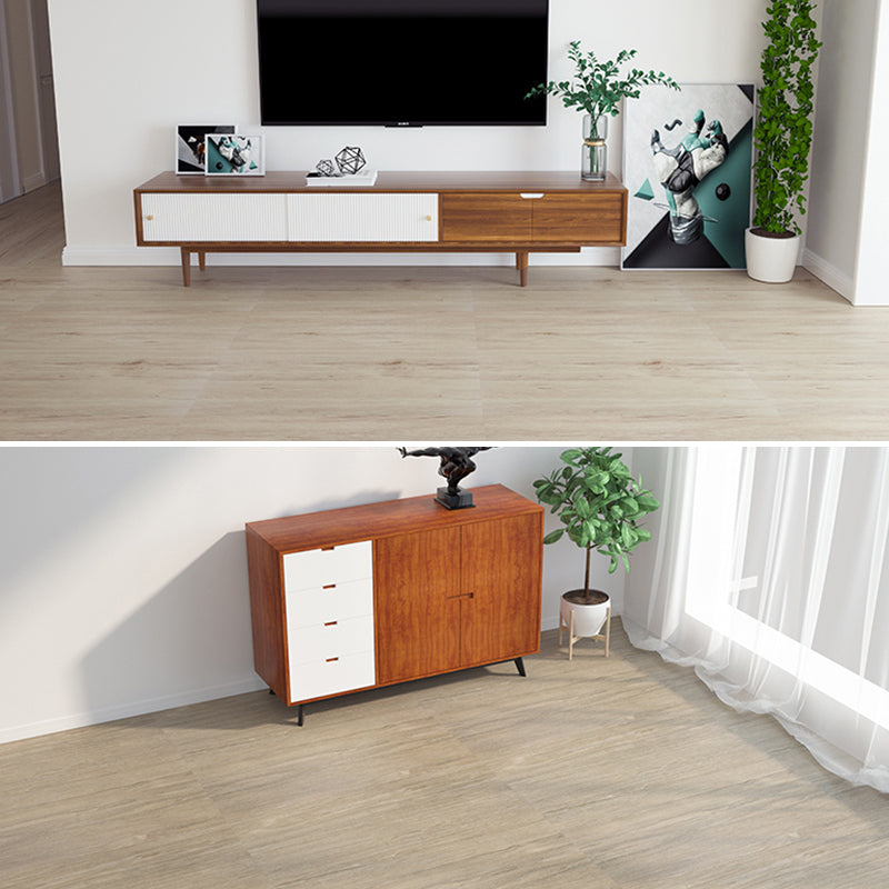 Modern PVC Flooring Peel and Stick Wood Look Embossed Vinyl Floor Planks