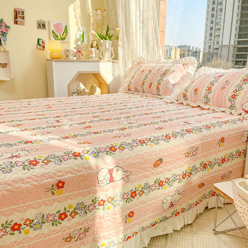 Cotton Sheet Fade Resistant Twill Non-Pilling Breathable Printing Bed Sheet