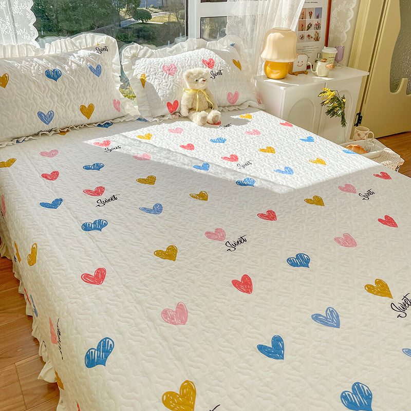 Cotton Sheet Fade Resistant Twill Non-Pilling Breathable Printing Bed Sheet