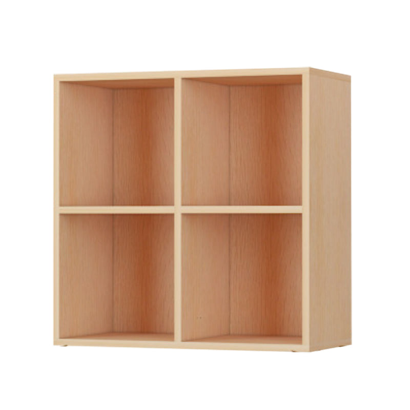 Closed Back Standard Bookcase Contemporary Engineered Wood Bookshelf