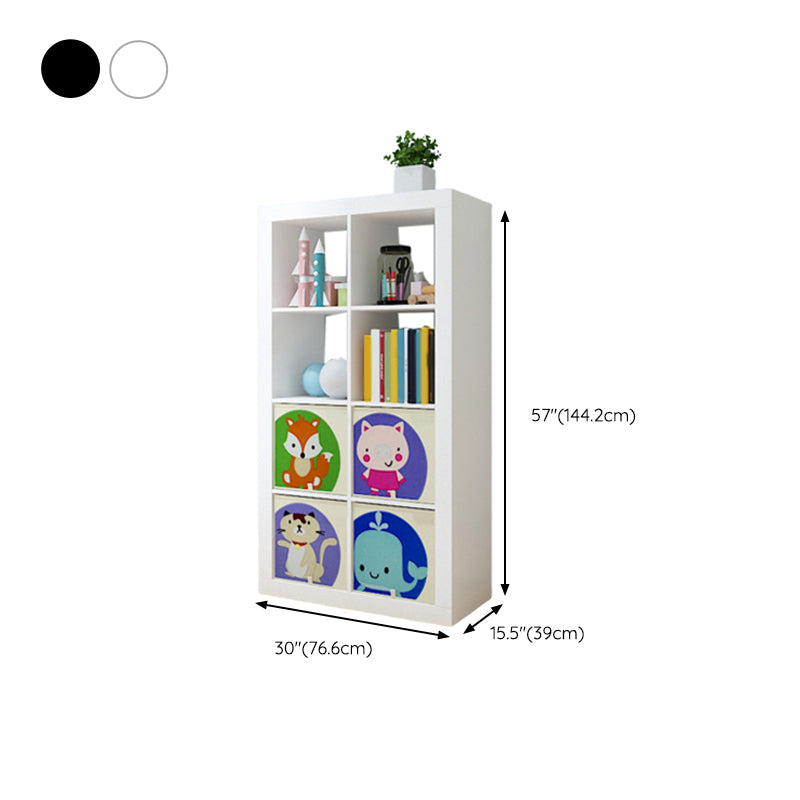 Engineered Wood Standard Bookshelf Modern Open Back Bookcase (Drawers not Included)