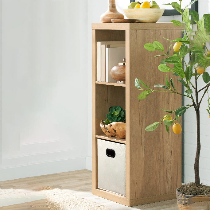 Contemporary Standard Bookshelf Engineered Wood Open Back Bookcase (Drawers not Included)