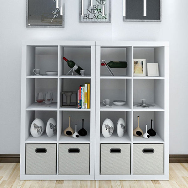 Contemporary Standard Bookshelf Engineered Wood Open Back Bookcase (Drawers not Included)