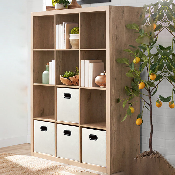 Contemporary Standard Bookshelf Engineered Wood Open Back Bookcase (Drawers not Included)