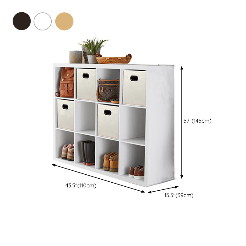 Contemporary Standard Bookshelf Engineered Wood Open Back Bookcase (Drawers not Included)