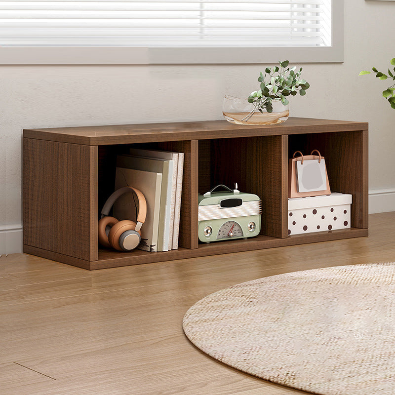 Contemporary Standard Bookshelf Engineered Wood Closed Back Bookcase