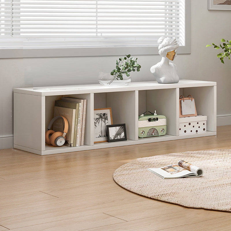 Contemporary Standard Bookshelf Engineered Wood Closed Back Bookcase