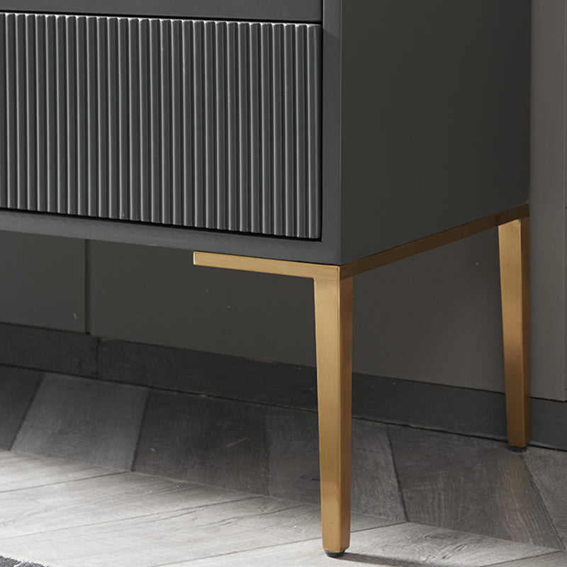 Ultra-Modern Double Dresser Wood Storage Chest Dresser for Bedroom