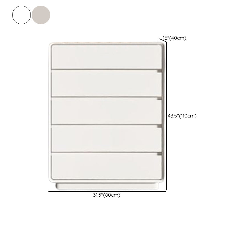 15.6-inch Width Contemporary Storage Chest Dresser with 6/5 Drawers