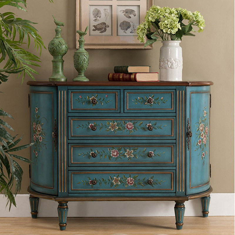 Solid Wood Storage Chest Dresser Traditional Storage Chest with 3/4/5 Drawers