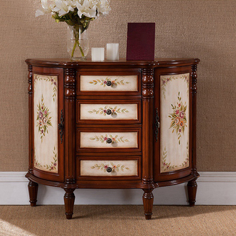 Solid Wood Storage Chest Dresser Traditional Storage Chest with 3/4/5 Drawers