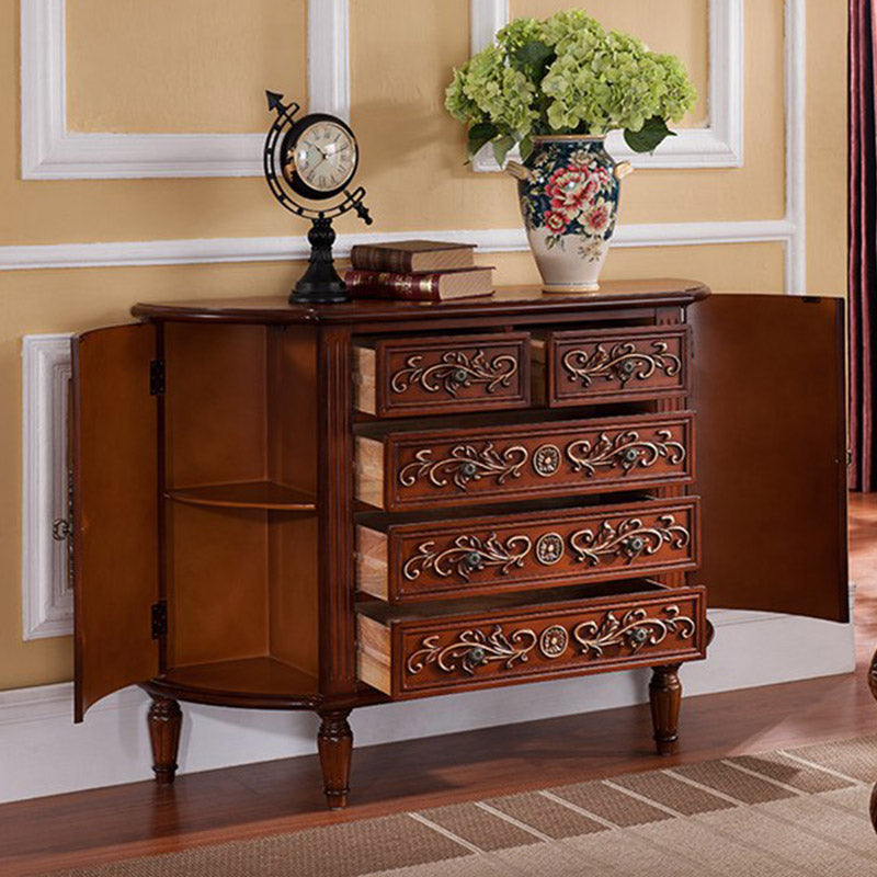 Solid Wood Storage Chest Dresser Traditional Storage Chest with 3/4/5 Drawers