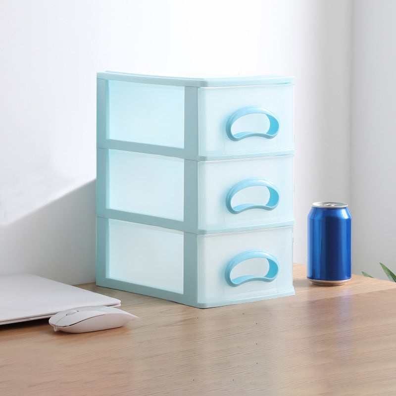 Drawers Filing Cabinet Contrast Color Plastic Vertical Filing Cabinet
