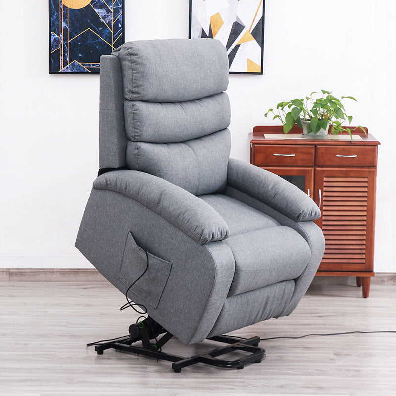 Modern 38.18" Wide Lift Assist Recliner Cotton Recliner Chair