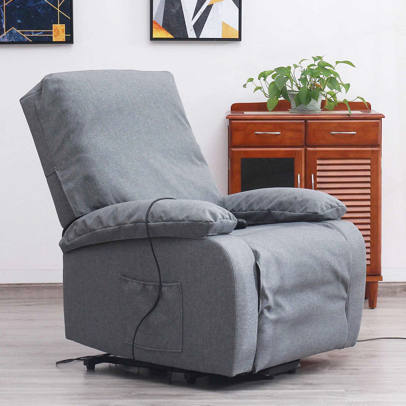 Modern 38.18" Wide Lift Assist Recliner Cotton Recliner Chair