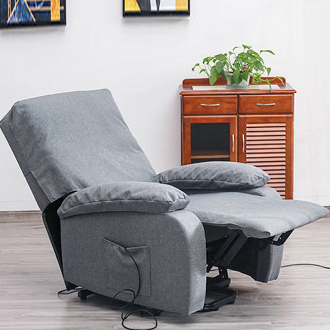 Modern 38.18" Wide Lift Assist Recliner Cotton Recliner Chair