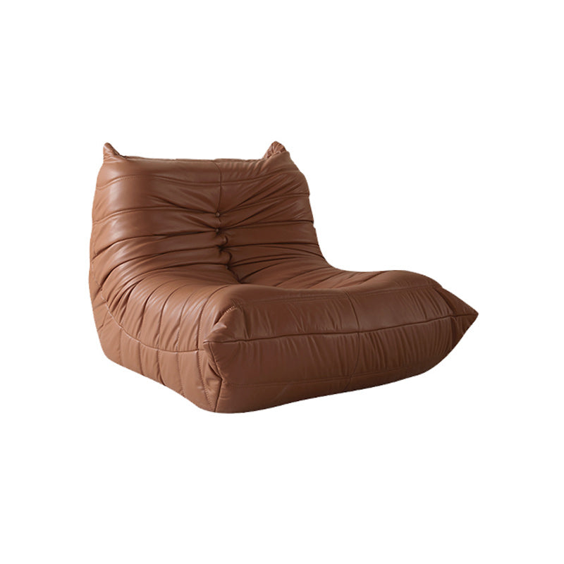 Microsuede Recliner Chair Modern Swivel Base Standard Recliner