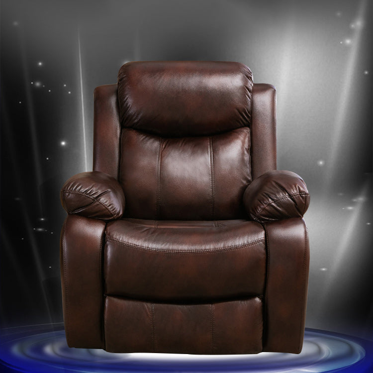 Leather Standard Recliner Modern Style Recliner Chairs for Home