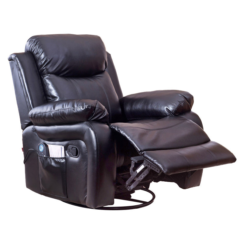 Leather Standard Recliner Modern Style Recliner Chairs for Home