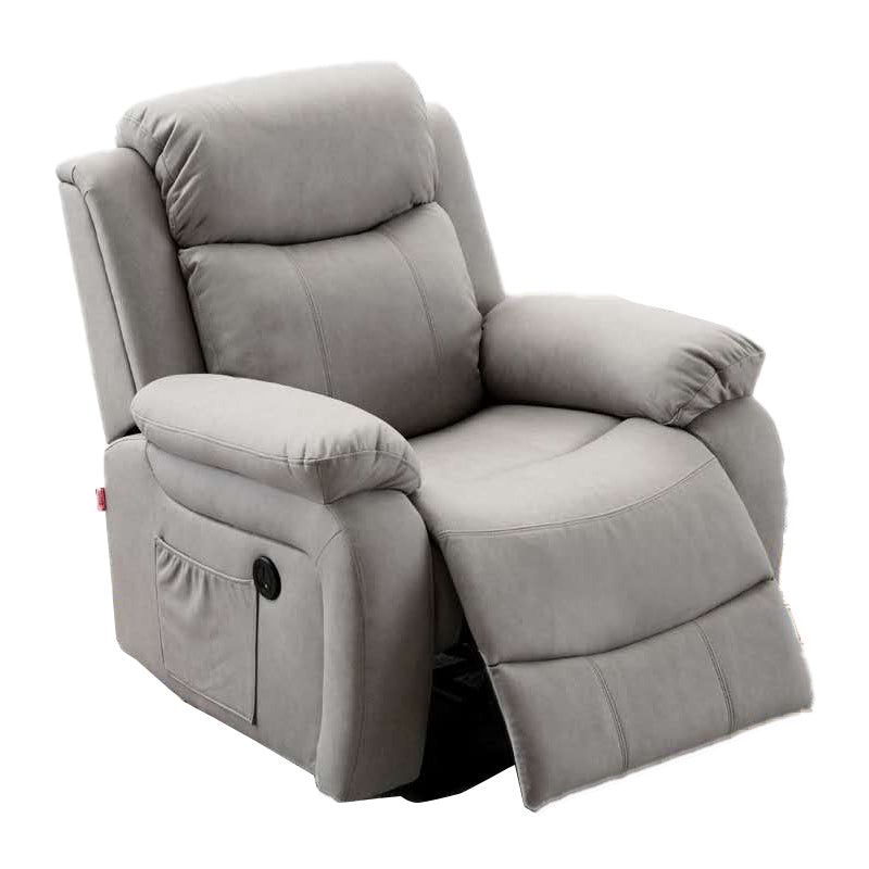 Leather Standard Recliner Modern Style Recliner Chairs for Home