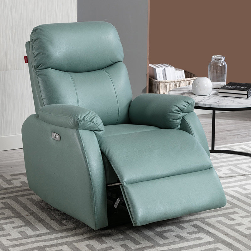 Contemporary Faux Leather Recliner 31.1" Wide Recliner Chair with USB Cord