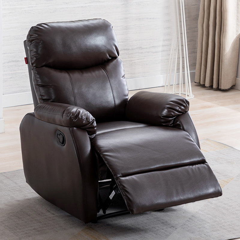 Contemporary Faux Leather Recliner 31.1" Wide Recliner Chair with USB Cord