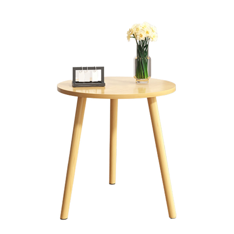 Modern Side Table No Distressing Wood End Table with Storage