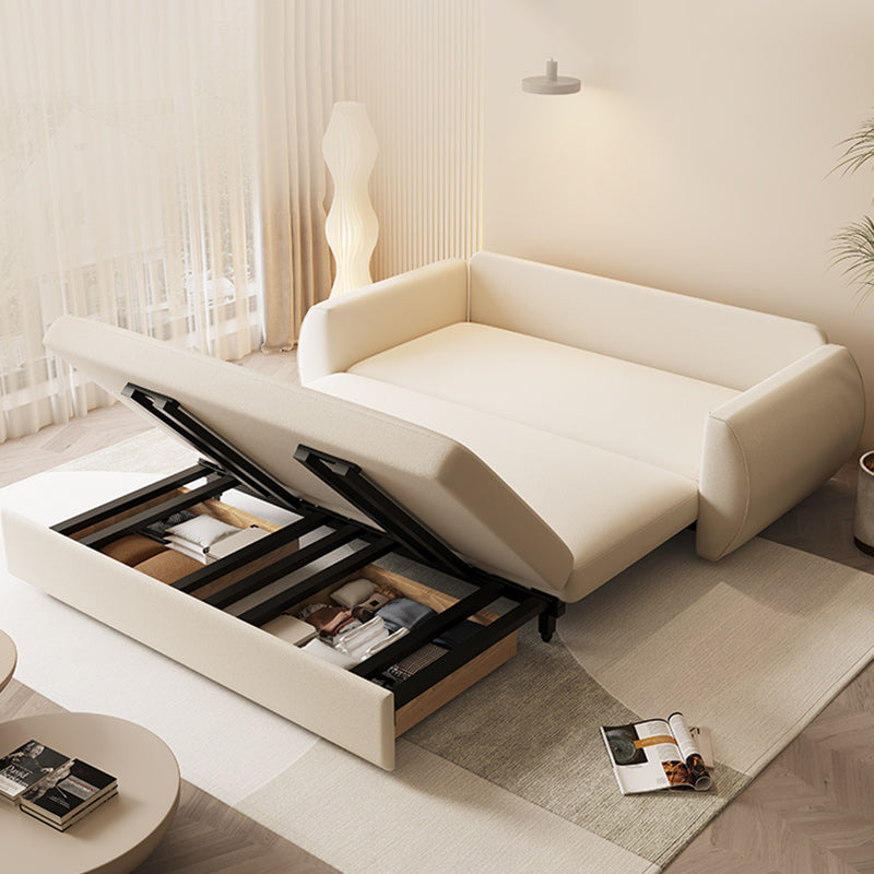 31" Wide Scandinavian Futon Sofa Bed Cushion Back Futon Sleeper Sofa