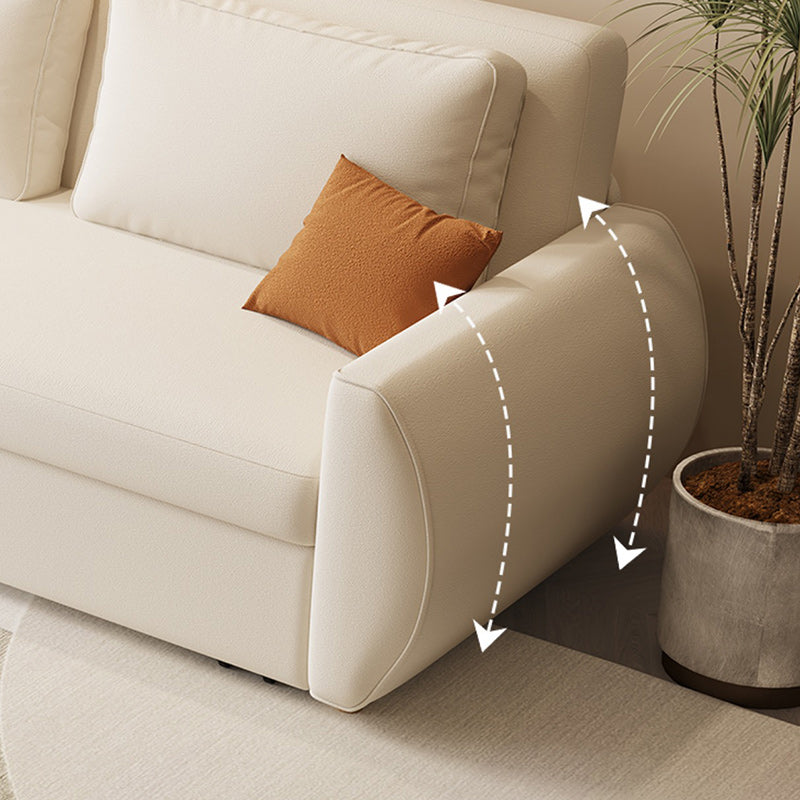 31" Wide Scandinavian Futon Sofa Bed Cushion Back Futon Sleeper Sofa