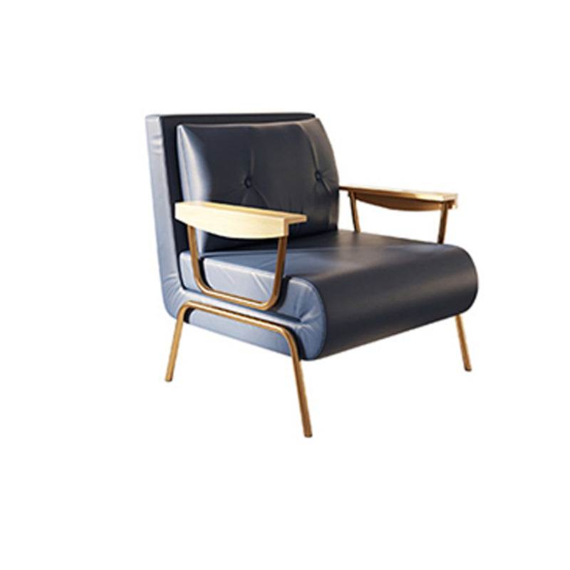 Glam Foldable Futon Sofa Bed Bonded Leather Convertible Sofas