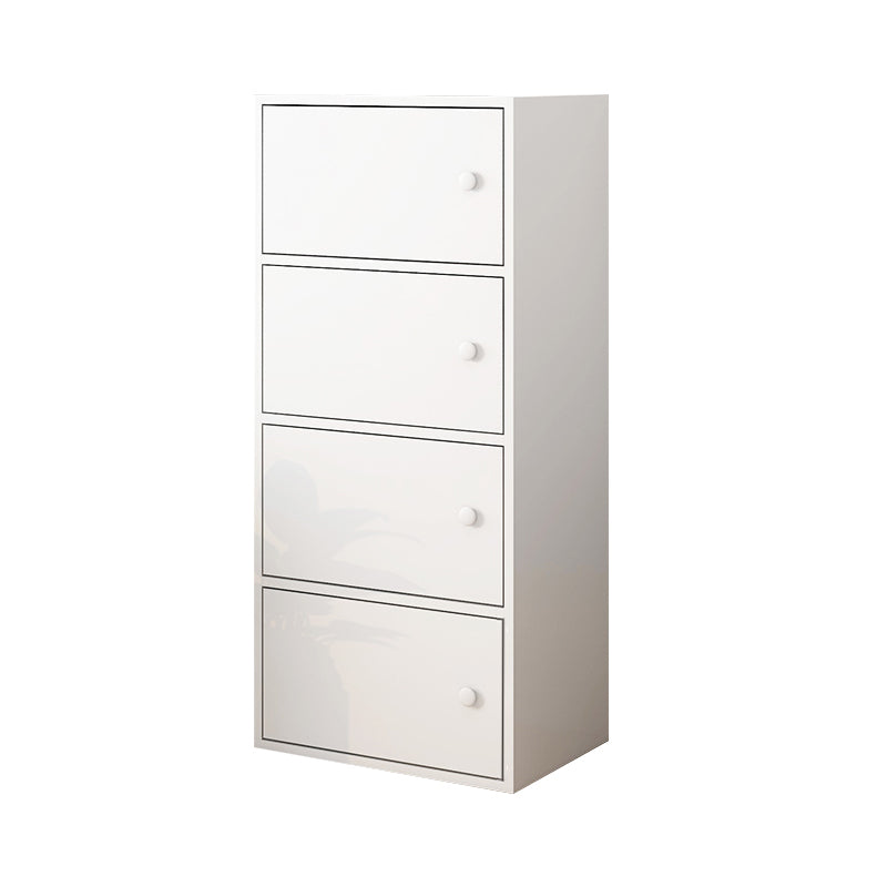 Modern Rectangle Storage Cabinet Wood Knobs Cabinet with Doors