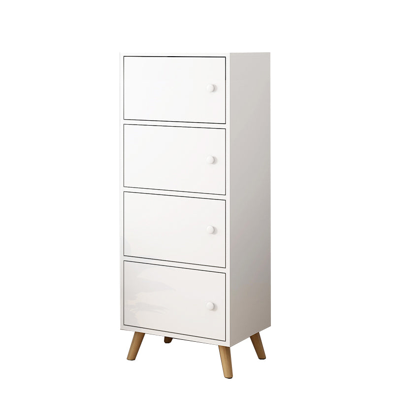 Modern Rectangle Storage Cabinet Wood Knobs Cabinet with Doors
