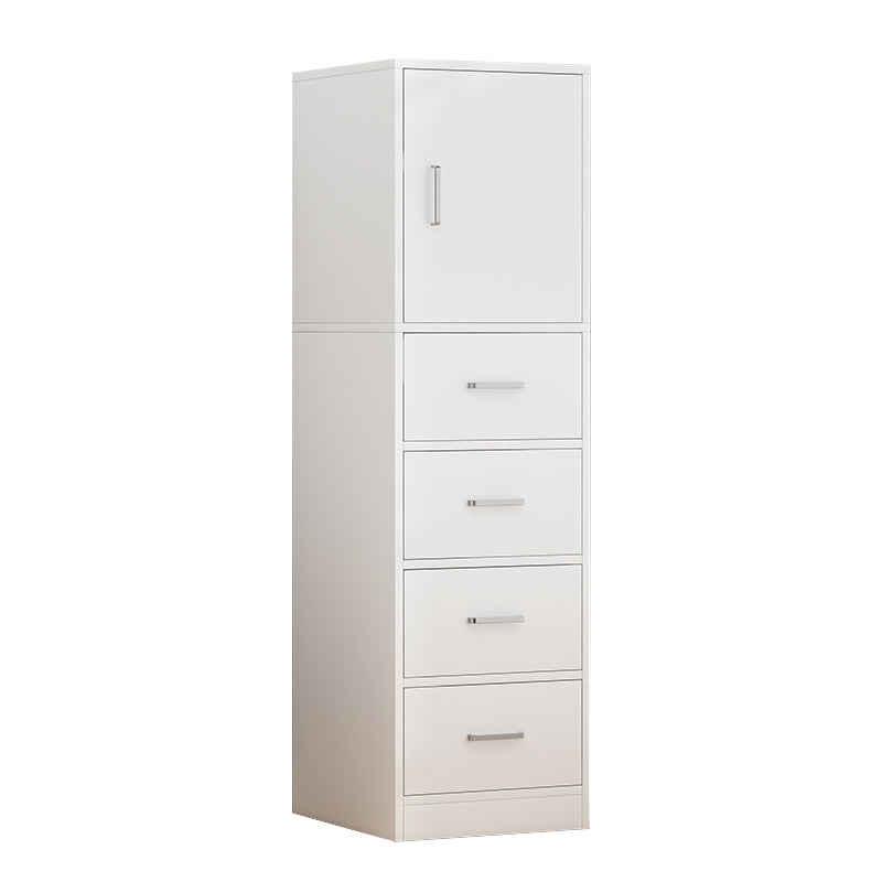 Modern Rectangle Chest Bar Pulls Storage Cabinet with Drawer