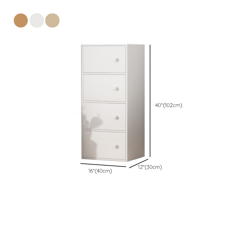 Modern Rectangle Chest Bar Pulls Storage Cabinet with Drawer
