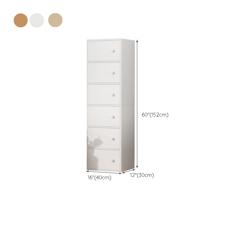 Modern Rectangle Chest Bar Pulls Storage Cabinet with Drawer