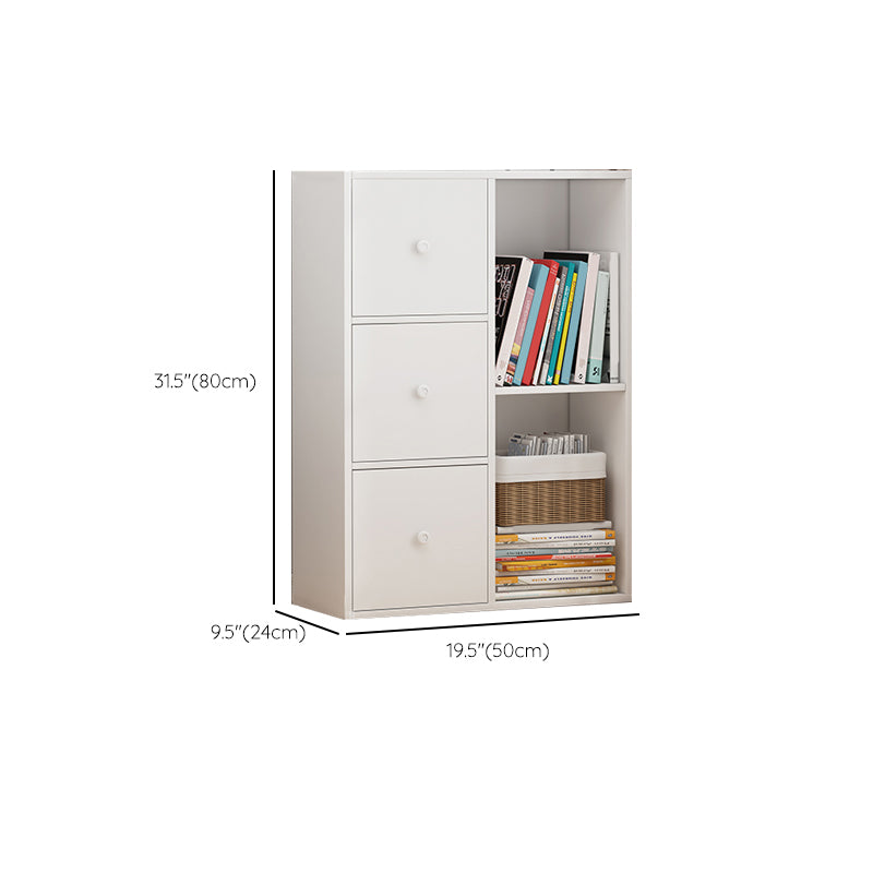 Modern Rectangle Chest Bar Pulls Storage Cabinet with Drawer