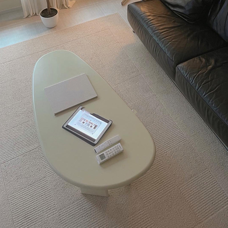 3 Legs Coffee Table Wooden Free Form Coffee Cocktail Table for Living Room