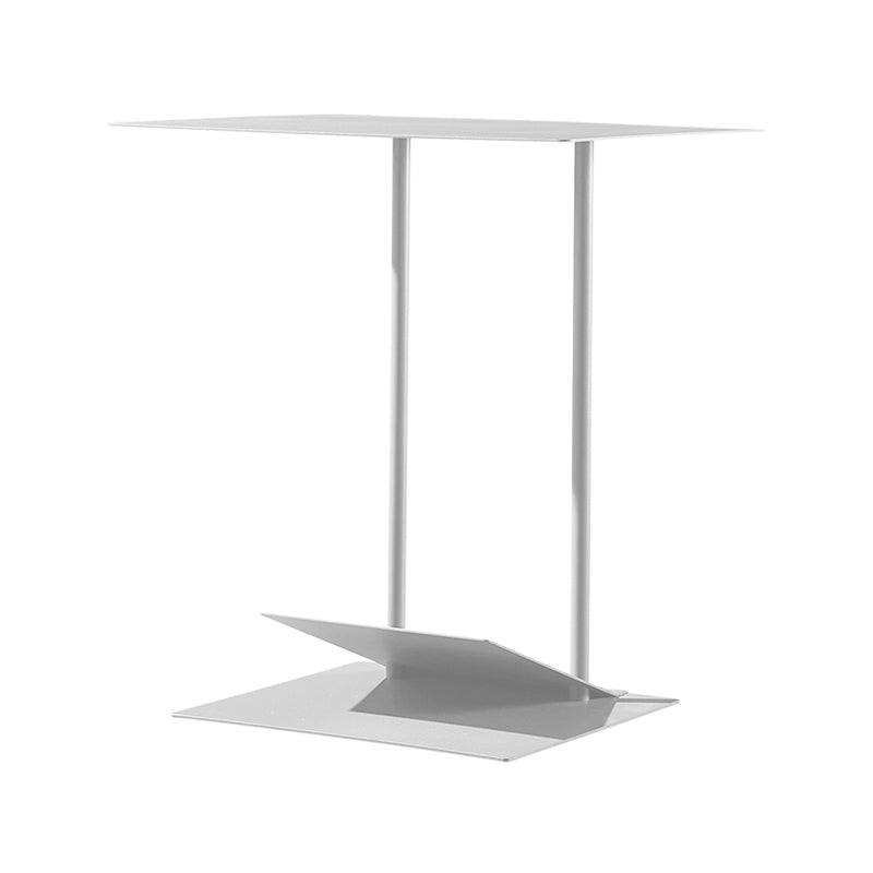 Mid-Century Modern End Table Metal C-shape Sofa Side Accent Table