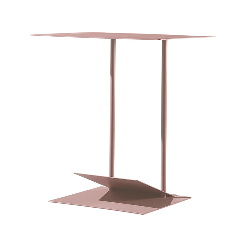 Mid-Century Modern End Table Metal C-shape Sofa Side Accent Table
