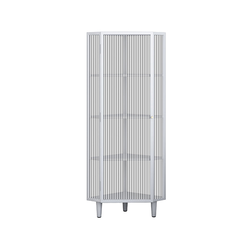 Modern China Cabinet Metal Corner Unit Storage Cabinet for Dining Room