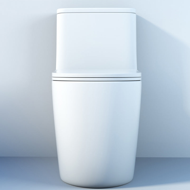 Modern Floor Mounted Toilet One Piece Flush Toilet with Toilet Seat